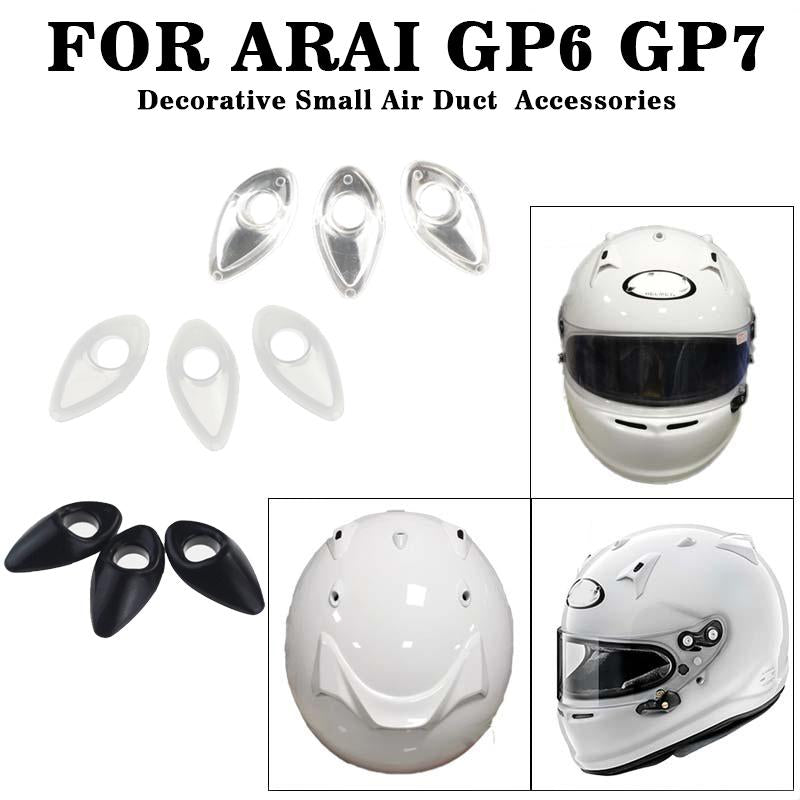 arai gp6 helmet accessories For ARAI GP6 GP7 Decorative Helmet Air Outlet Small Air Duct Inlet Air –  KODASKIN