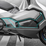 TL500 2D Motorcycle Body Full Kits Decoration Sticker Carbon MAXSYM tl500 Fairing Emblem Sticker Decal For SYM MAXSYM TL 500