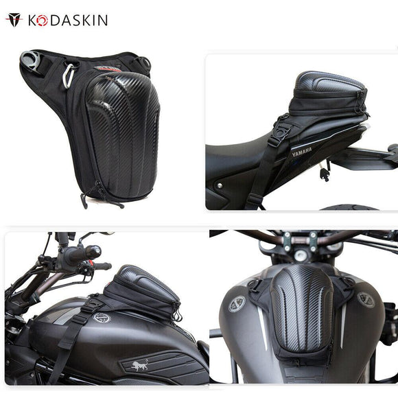 Motorcycle Carbon Magnetic Gas Fuel Tank Bag Rear Seat Bag Saddlebag for kawasaki z900 z1000 zzr ninja accessories