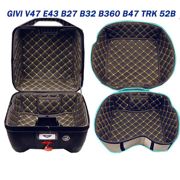 For GIVI V47 E43 B27 B32 B360 B47 TRK 52B Rear Seat Trunk Bag Motorcycle Compressible Portable Inner Liner Pads Lining Protector
