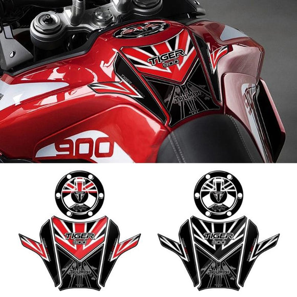 TIGER 900 Motorcycle 3D Tank Pad Protective Decal Sticker For TRIUMPH TIGER 900 GT PRO RALLY TIGER900 Tiger 900 2020-2021