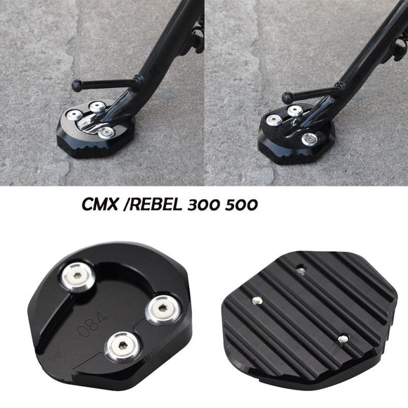 For Honda Rebel CMX 300 500 CMX 500 300 Accessories 2017-2021 Motorcycle Kickstand Side Stand Extension Enlarger Plate Pad