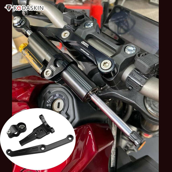 Motorcycles Adjustable Steering Stabilizer Damper Bracket Mount Support Kit Accessories for honda cb650r cb 650r cb 650 r