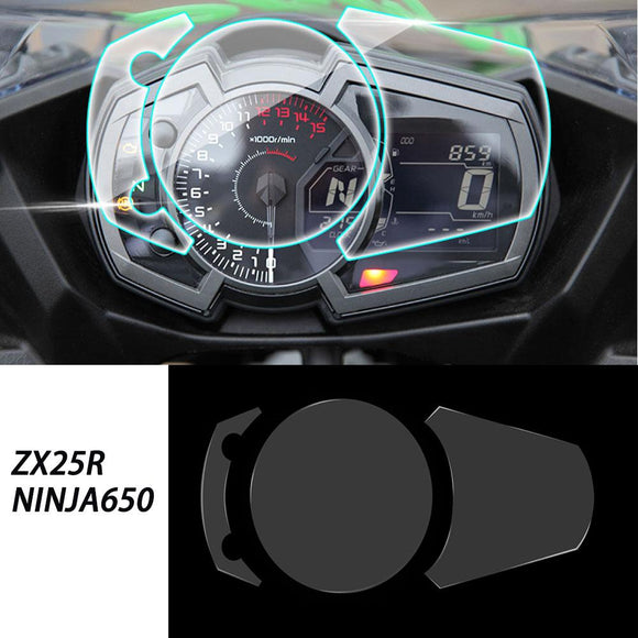 2 PCS Motorcycle Cluster Scratch Film Screen Protector Accessories for Kawasaki ZX25R zx 25r ZX-25R ninja 400 650 2021