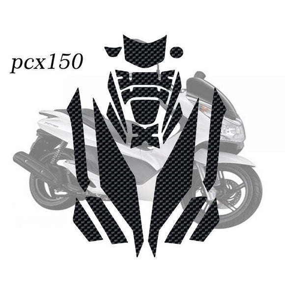 Motorcycle Carbon PCX Fairing Sticker Body Sticker Tank Cap Protection Sticker For Honda pcx150 PCX 150 Accessories2018-2019