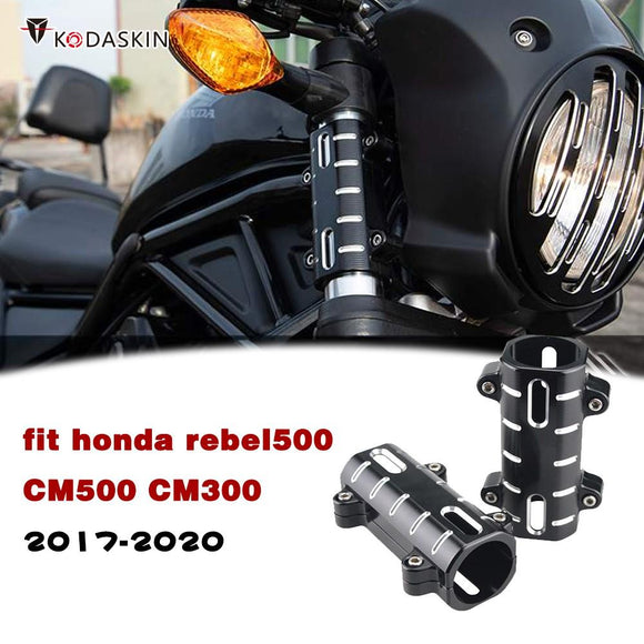 REBEL500 Motorcycle Front Fork Shock Absorber Cover Dust Proof Sleeve Protector for HONDA REBEL 500 300 CMX500 CMX300 accessorie