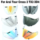 For Arai Tour Cross 3 Cross3 TX3 XD4 Helmet Visor Shield Plating Helmet Photochromatic Lens Wind Helmet Tinted  Anti Fog Films