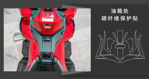 Motorbike 2D Carbon X-ADV Fairing Emblem Sticker Decal Motorcycle Body Full Kits Decoration For Honda XADV 750 X ADV 750 2021