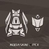 Kodaskin 3D Body Motorcycle Decoration Sticker Gas Oil Protection Sticker Tank Cap Pad Motor Decaoration For Honda PCX150 pcx150