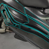 srmax Motorcycle 2D Carbon Fiber Fairing Sticker Full Kit Decals Motorbike Body Sticker for Aprilia srmax 250 300 SR MAX 250