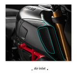 Motorcycle Carbon Sticker Tank Cap Pad Motor Decoration Sticker Full Set  For Ducati Diavel 1260 2021 DIAVEL diavel1260