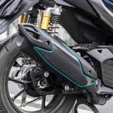 2D Carbon Fairing Emblem Sticker Decal Motorcycle Body Full Kits Decoration Sticker For Yamaha  NVX155 AEROX 155 2021