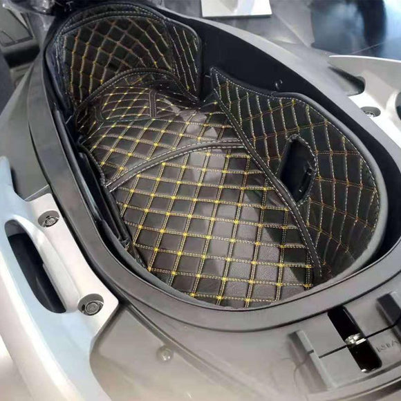 Motorcycle Leather Rear Trunk Cargo Liner Protector Seat Bucket Pad for Honda Forza350 NSS350 forza300 Forza 300 350 accessories
