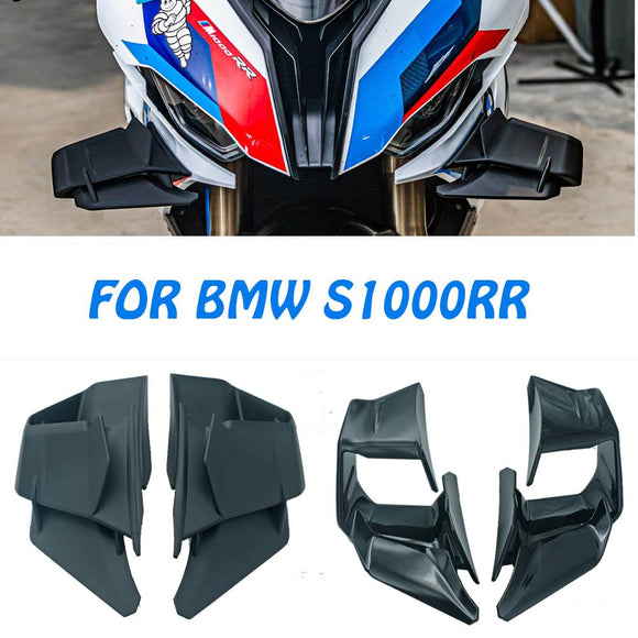 Motorcycle Windshield Wing Fairing for BMW S1000RR S1000 RR M1000RR 2019- 2021 2022 Windscreen Front Aerodynamic Spoiler Winglet