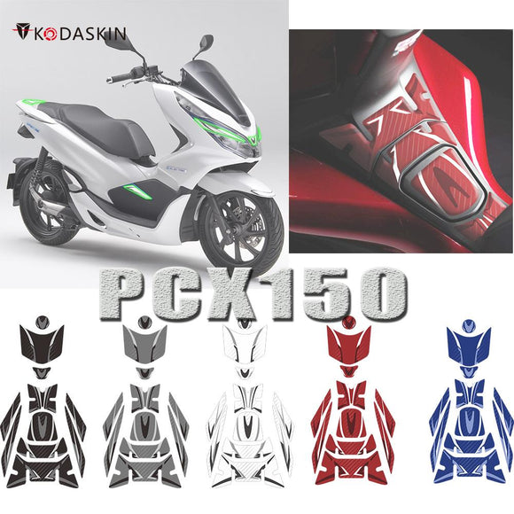 Kodaskin 3D Body Motorcycle Decoration Sticker Gas Oil Protection Sticker Tank Cap Pad Motor Decaoration For Honda PCX150 pcx150