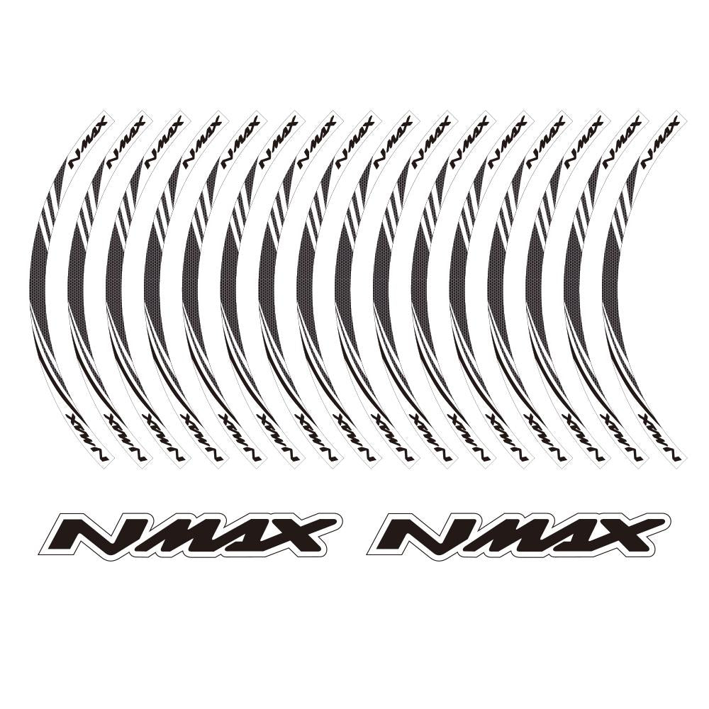 KODASKIN 2D Printing Wheel Rim Emblem Sticker Decal for Yamaha NMAX NM