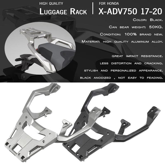 MKLIGHTECH For HONDA X-ADV750 X-ADV XADV 750 2017-2020 Rear Carrier Luggage Rack Tailbox Fixer Holder Cargo Bracket Tailrack Kit