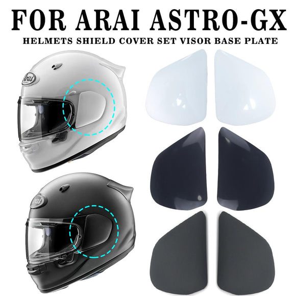 Motorcycle Helmets Shield Cover Set Visor Base Plate Helmet Accessories For ARAI ASTRO GX ASTRO-GX