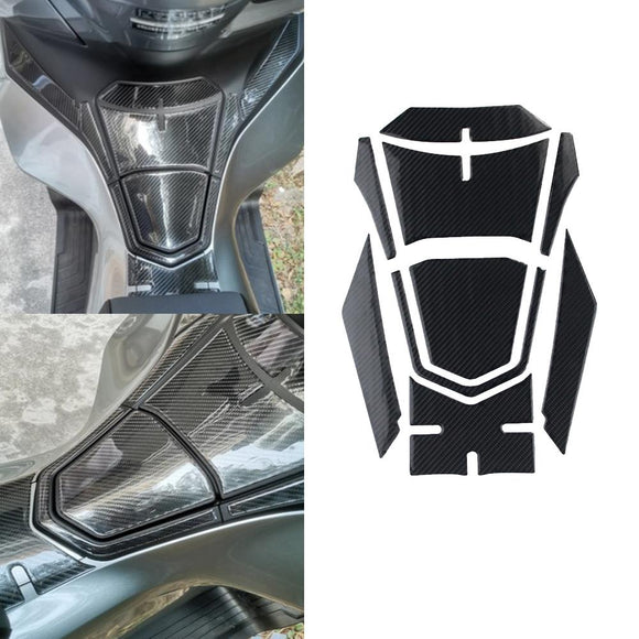 PCX Motorcycle 3D Carbon Fiber Faring Sticker Tankpad Decoration Protection Decals for Honda PCX160 2021 2022 Accessories