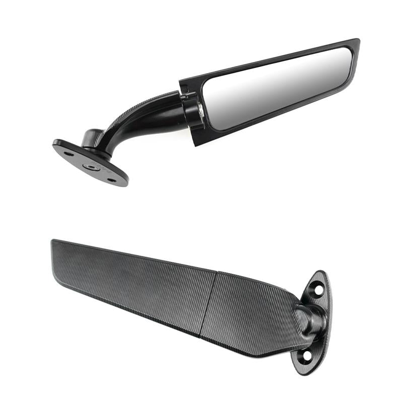Left Right motorcycle Mirrors Modified Wind Wing Adjustable Left Right motorcycle Mirrors Modified Wind Wing Adjustable