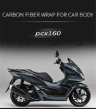 PCX Motorcycle 3D Carbon Fiber Faring Sticker Tankpad Decoration Protection Decals for Honda PCX160 2021 2022 Accessories