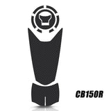 Motorcycle 2D Carbon Protection Sticker Tank Pad Decoration Fiber Fuel Gas Oil Cap Accessories For Honda cb150r CB 150 R