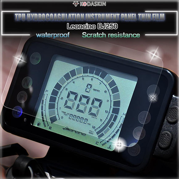 KODASKIN Motorcycle TPU Instrument Protection Speedometer Waterproof  Protective Film Hydrogel Film Fit for Leoncino BJ250