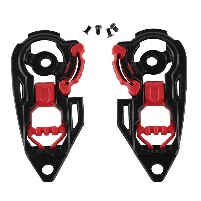 Left Right Motorcycle Helmet Visor Shield Gear Base Plate Set For AGV - View #12