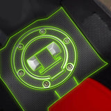 kodaskin 2D Carbon Fiber Fairing Emblem Sticker Decal Motorcycle Body Full Kits Decoration Sticker Accessories For C400X C 400 X