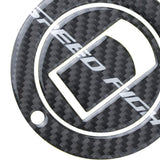 Kodaskin 3D Carbon Fiber Vinyl Gas Cap Oil Stickers Tank Pad Decal Protector For PEUGEOT speedfight 125/150  sf125/150