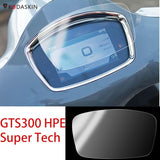 2 Set GTS300 HPE Motorcycle TPU Dashboard screen Instrument Protection For Vespa GTS300 HPE Super Tech gts300 super tech