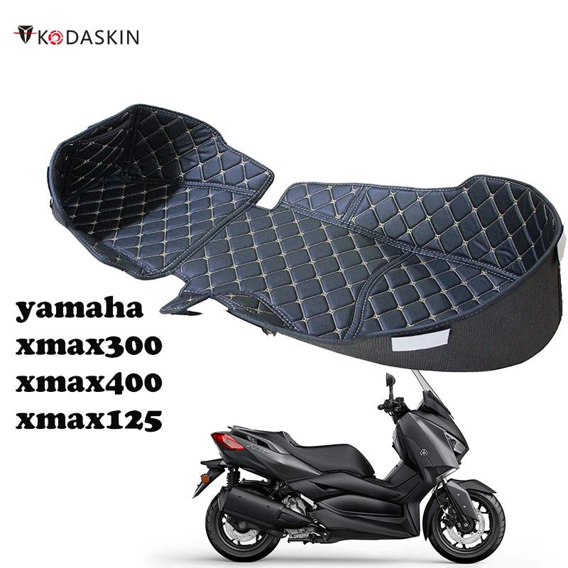 Xmax Box Motorcycle Storage Box Leather Rear Trunk Cargo Liner Protector Access ...